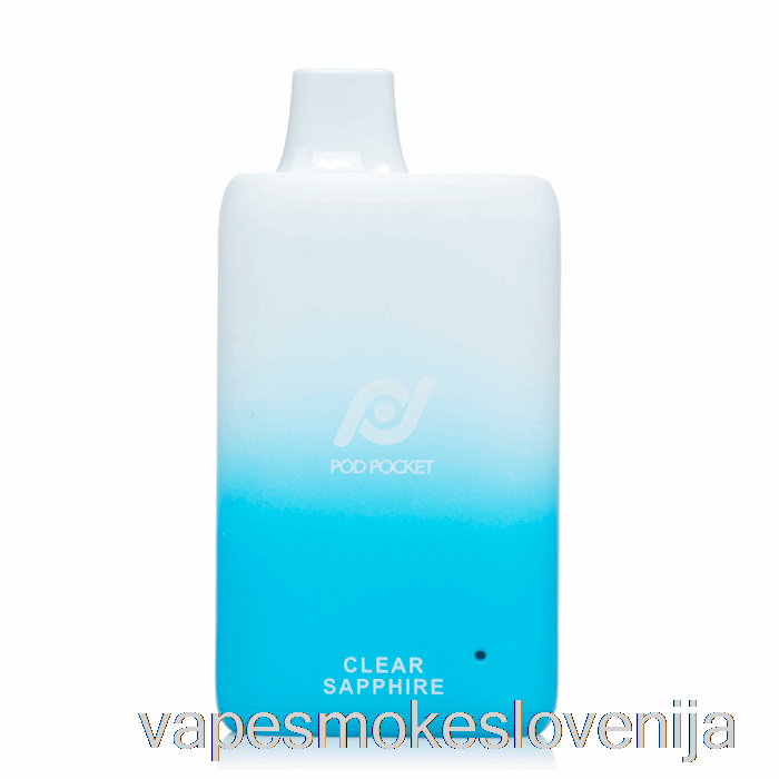 Vape Slovenija Pod Pocket 7500 Za Enkratno Uporabo Prozoren Safir